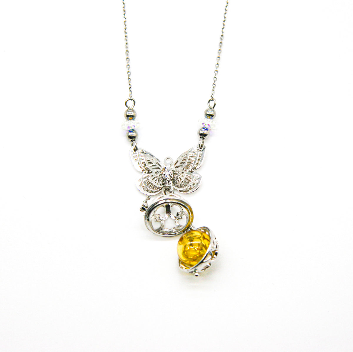 Butterfly Aroma Necklace | Energy & Healing | Diffusing on the go | Birthday Gift