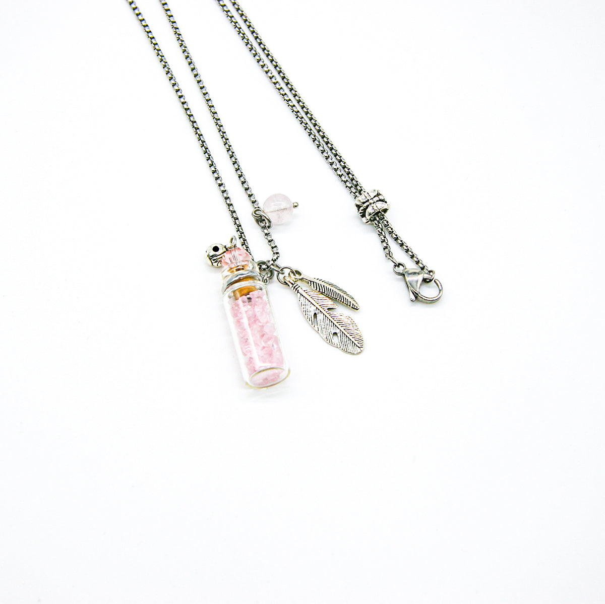 Rose Quartz Diffusing Necklace | Energy & Healing | Diffusing on the go