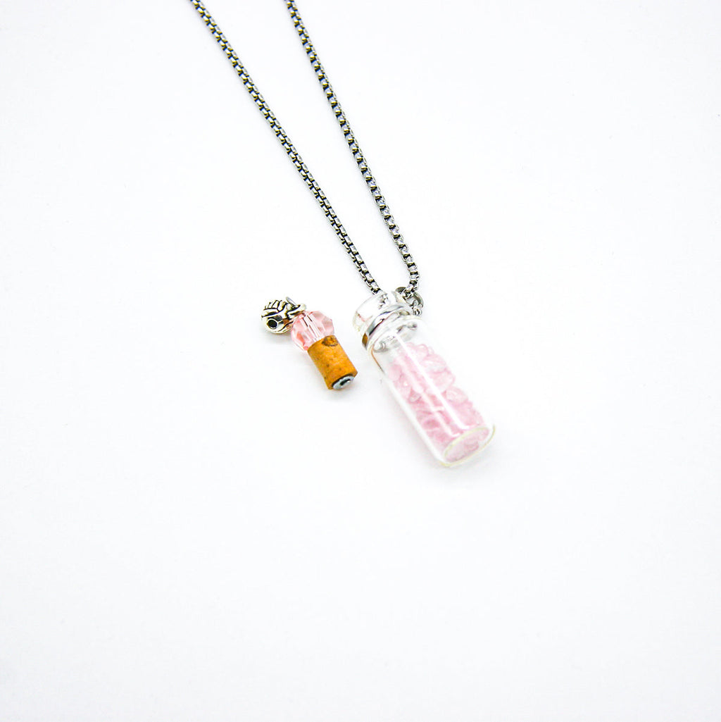Rose Quartz Diffusing Necklace | Energy & Healing | Diffusing on the go